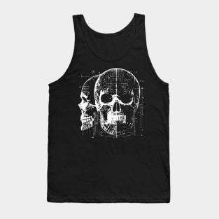 3d skull Tank Top